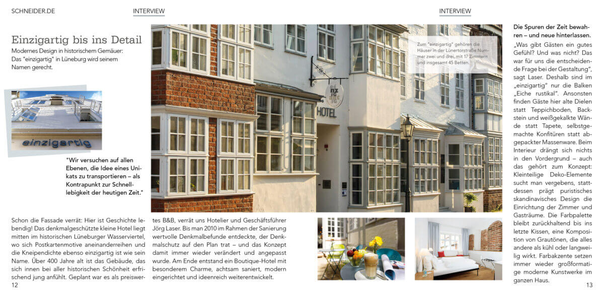 Interview mit Hotel Einzigartig