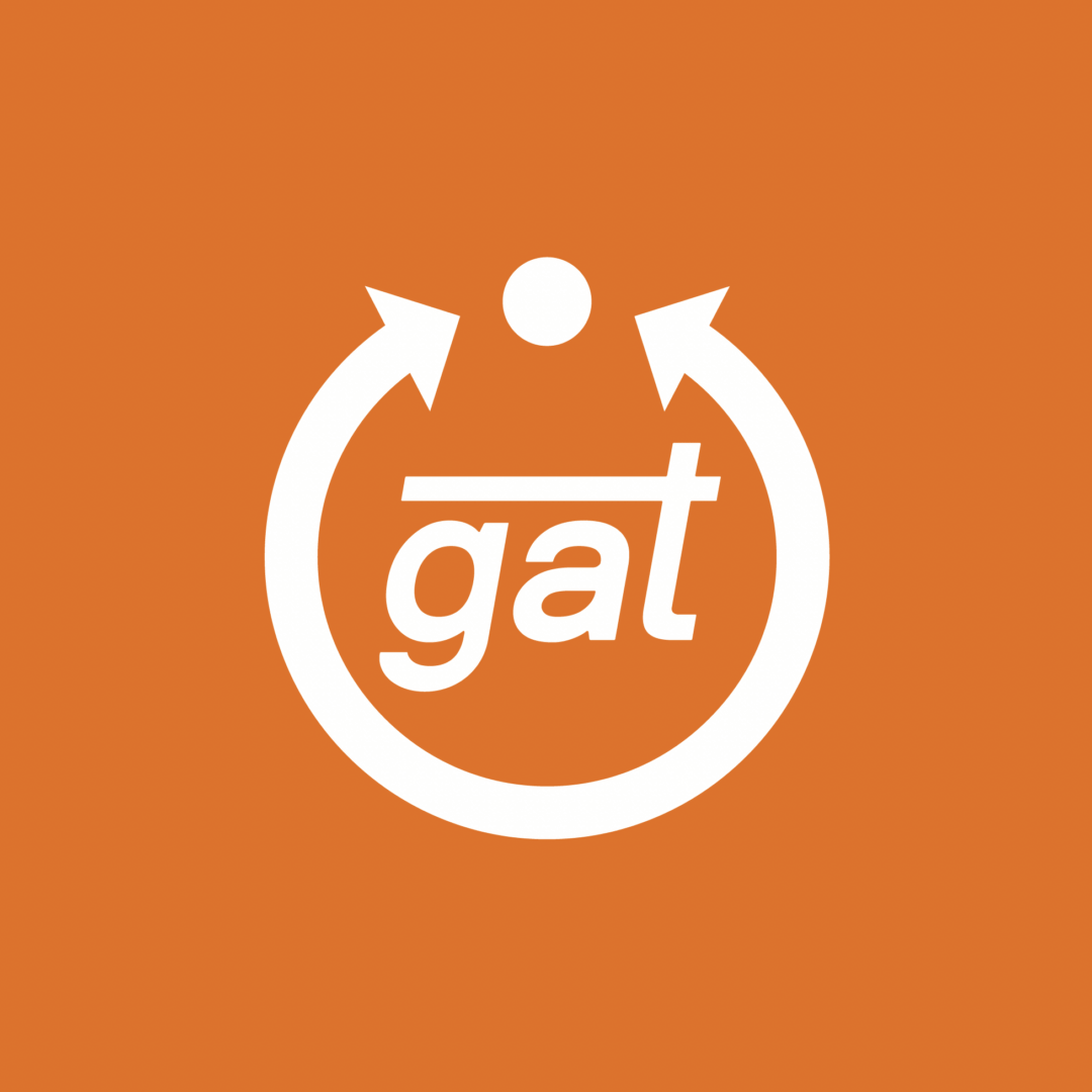 Logo Weiß auf Orange